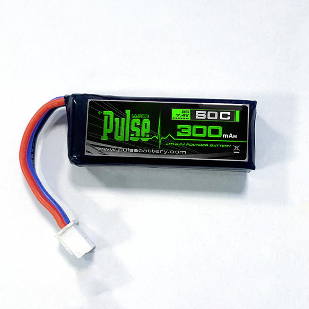 Amazon.com: Pulse 300mAh 50C 7.4V 2S Lipo Battery - JST-XH